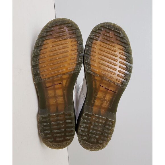 Doc Martens 1460 Pascal Boots White Virginia Leather Womens Size 6 37 - Picture 4 of 5